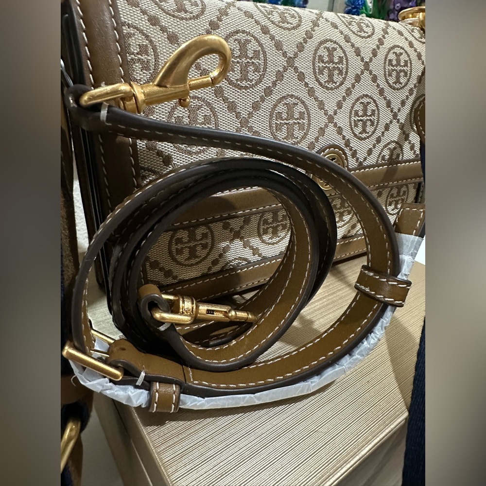 Tory Burch T Monogram Jacquard Mini Bag - Picture 8 of 10